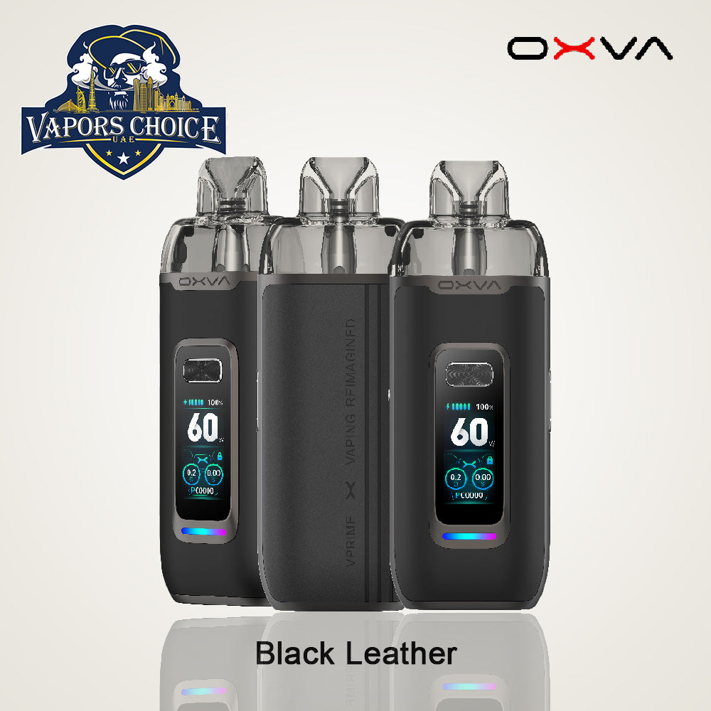 Oxva V Prime Vape Kit 60W 2600mAh Black Leather UAE Dubai